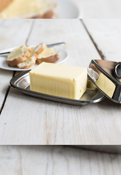 Kitchen Craft - Butter dish - silver 