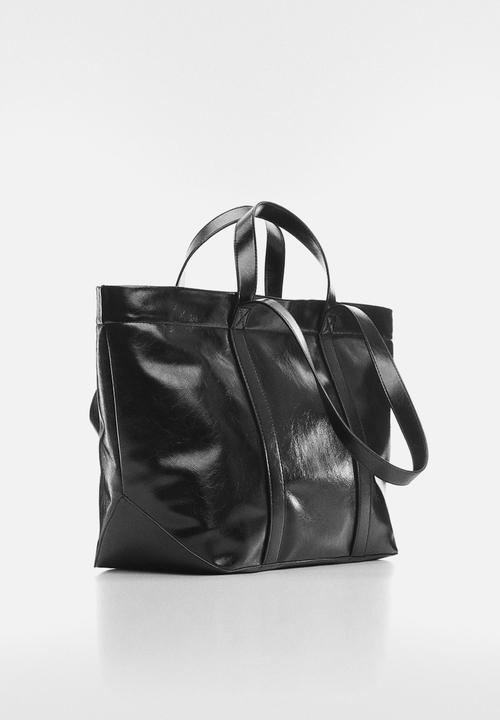 MANGO - Bag piscis - black