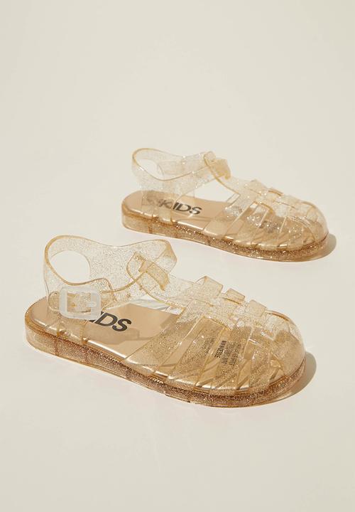 Cotton On - Elsie jelly sandal - gold glitter