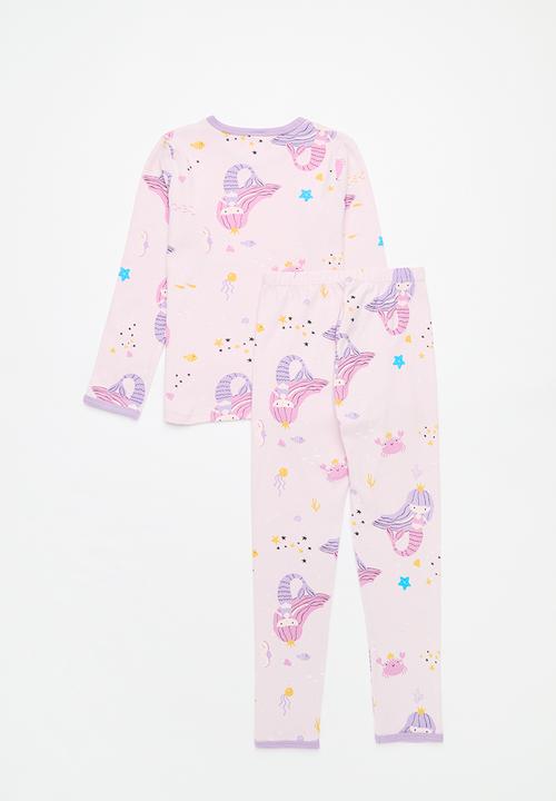 Pop Candy - Printed pj set - purple multi