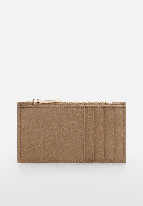 MANGO - Card holder fabra - light/pastel brown
