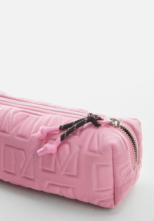 MANGO - Cosmetic bag canela - pink