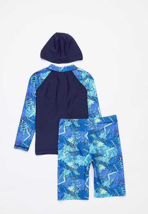 Pop Candy -  3 Piece swim set - blue 