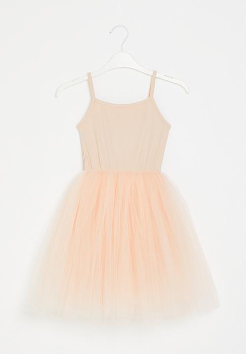 Pop Candy - Cami dress with mesh - pink