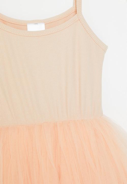 Pop Candy - Cami dress with mesh - pink