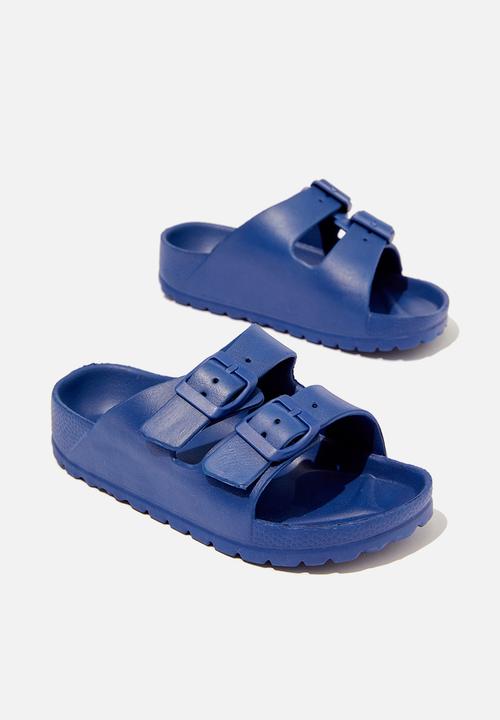 Cotton On - Twin strap slide - in the navy