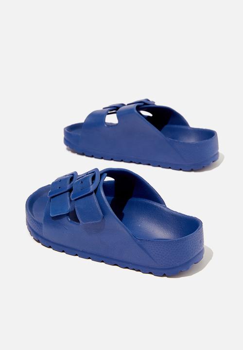 Cotton On - Twin strap slide - in the navy