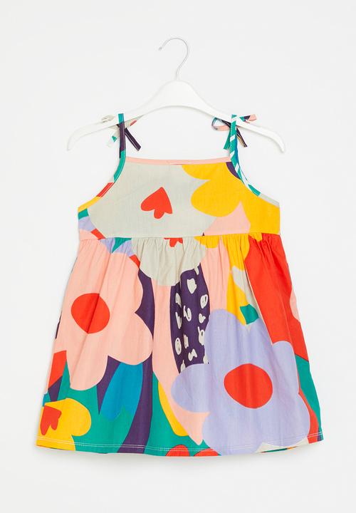 Pop Candy - Shoulder tie dress - multi
