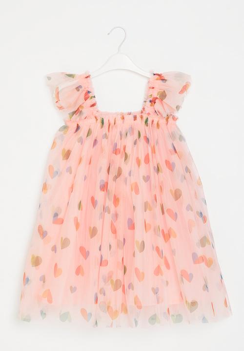 Pop Candy - Mesh dress with hearts - pink