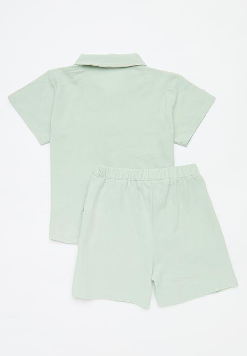 Pop Candy - Shirt & short set - green