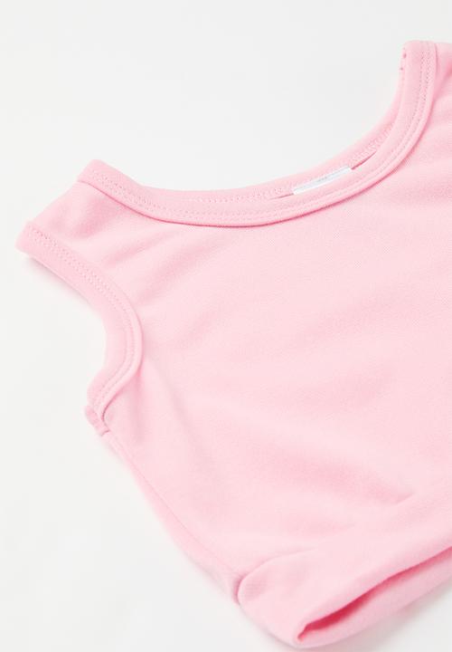 Pop Candy - Crop top & pants set - pink