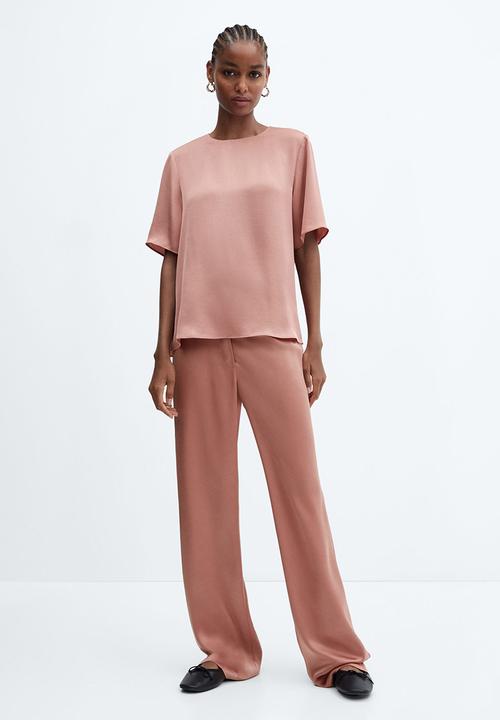 MANGO - Blouse massim - light pastel pink