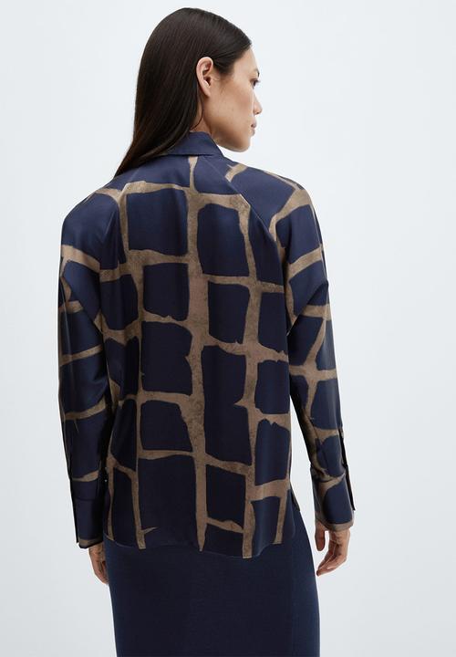 MANGO - Shirt camila - medium gray