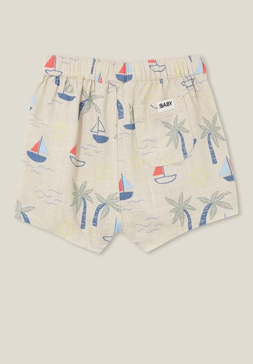 Cotton On - Walter short - rainy day/sail away
