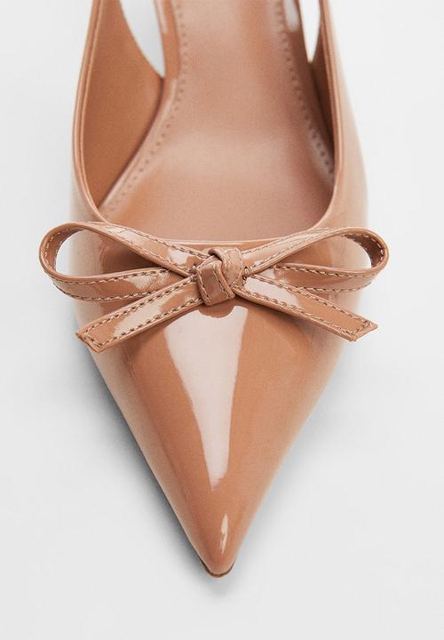 MANGO - Kitty slingback court - medium brown
