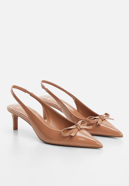 MANGO - Kitty slingback court - medium brown