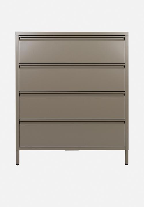 Popstrukt - Bon bon chest of drawers - moss grey