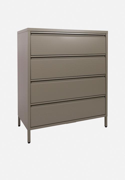 Popstrukt - Bon bon chest of drawers - moss grey
