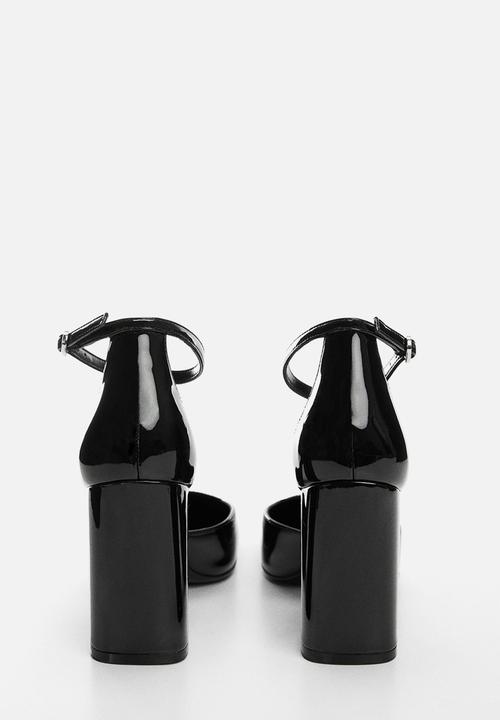 MANGO - Fina blockheel - black