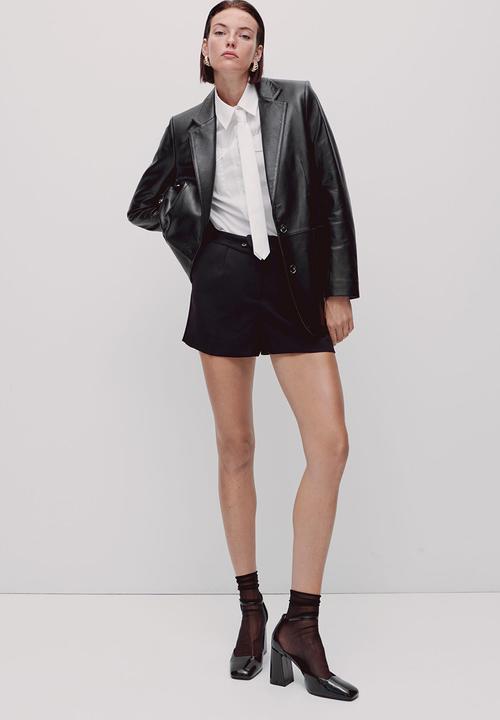 MANGO - Fina blockheel - black
