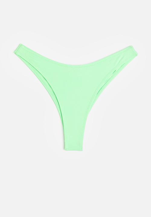 H&M - Brazilian bikini bottoms - neon green