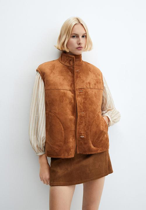 MANGO - Waistcoat Collie - Light Beige
