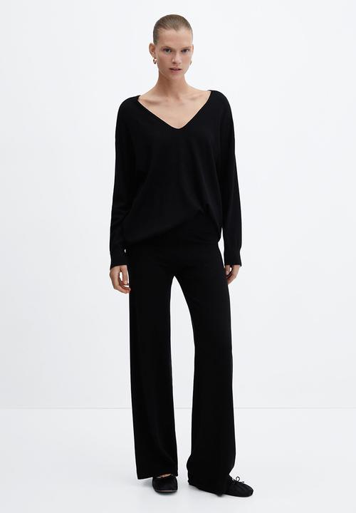 MANGO - Trousers vieira - black