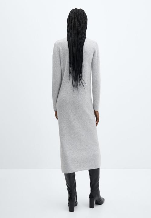 MANGO - Dress Seeds - Light Pastel Grey