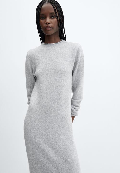 MANGO - Dress Seeds - Light Pastel Grey