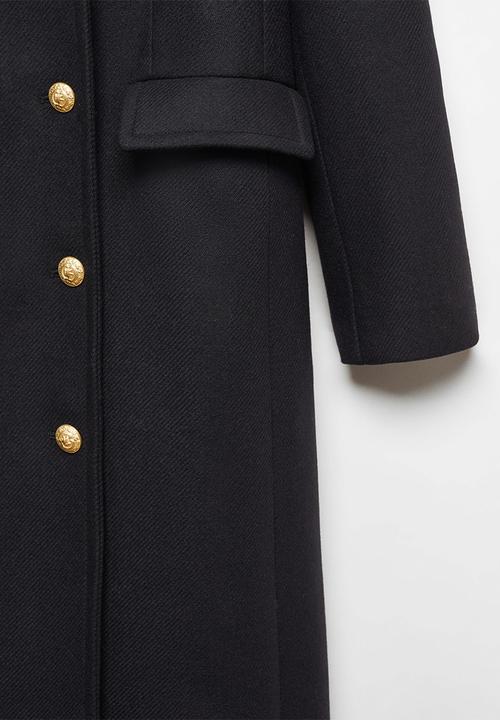 MANGO - Coat Milions - Black