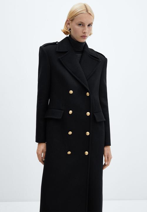 MANGO - Coat Milions - Black