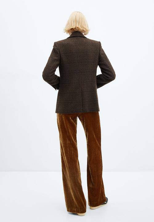 MANGO - Blazer Bruna - Brown