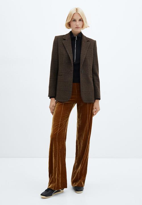 MANGO - Blazer Bruna - Brown