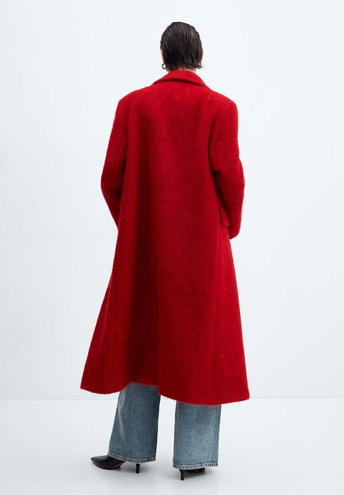 MANGO - Coat Carmin - Red