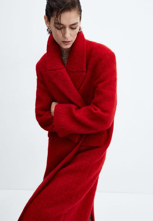 MANGO - Coat Carmin - Red