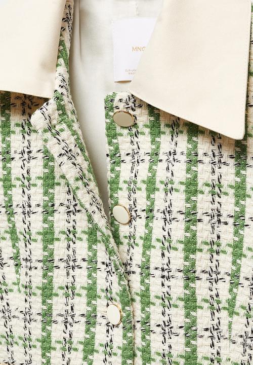 MANGO - Jacket Twiggy-H - Green