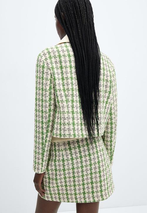 MANGO - Jacket Twiggy-H - Green