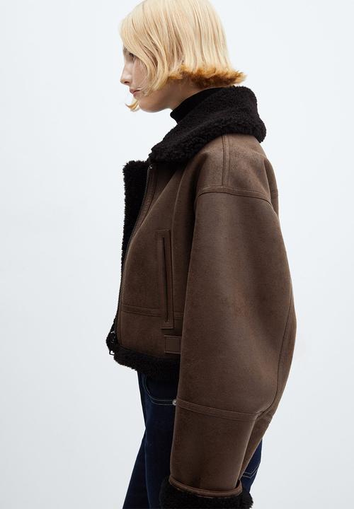 MANGO - Jacket Bikini - Brown