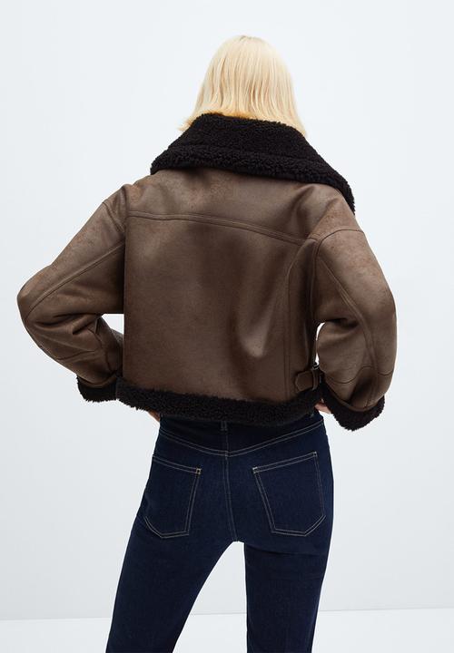 MANGO - Jacket Bikini - Brown