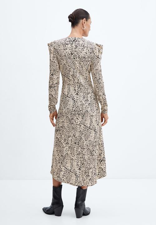 MANGO - Dress Sienno - Light Beige