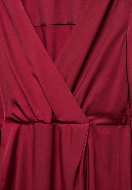 MANGO - Dress Lion - Dark Red