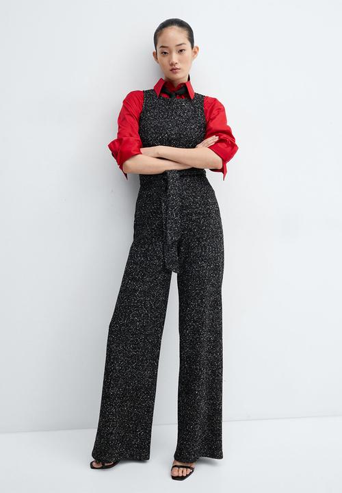 MANGO - Jumpsuit Loti2 - Black