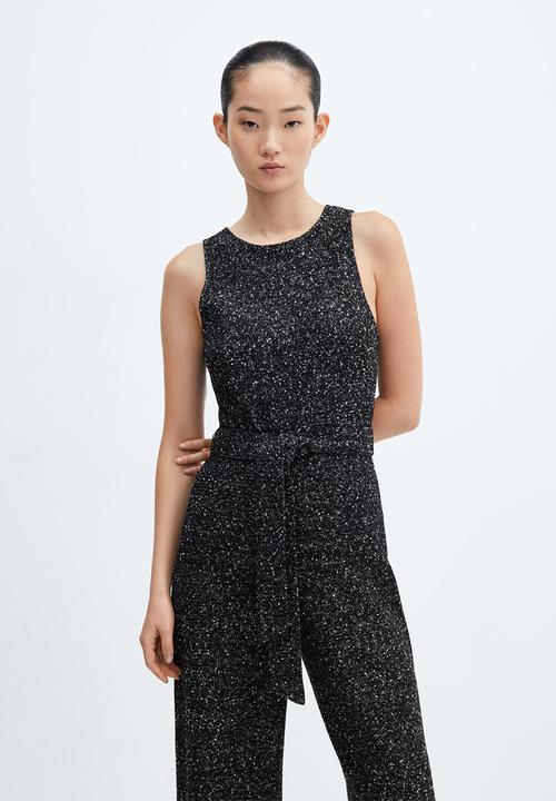 MANGO - Jumpsuit Loti2 - Black