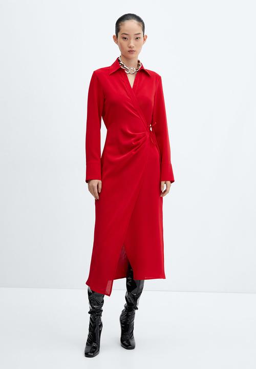 MANGO - Dress Bilma - Red