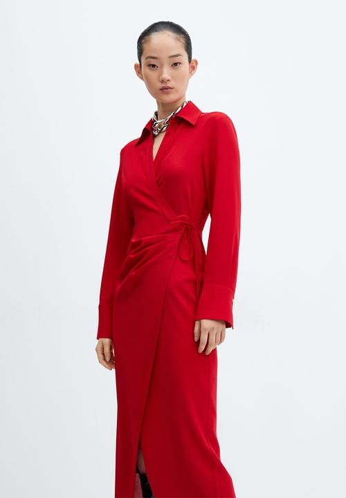 MANGO - Dress Bilma - Red