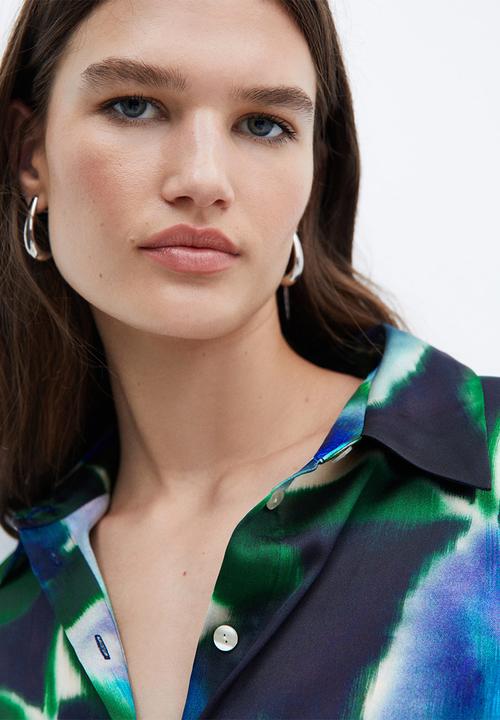 MANGO - Dress Guillem - Green