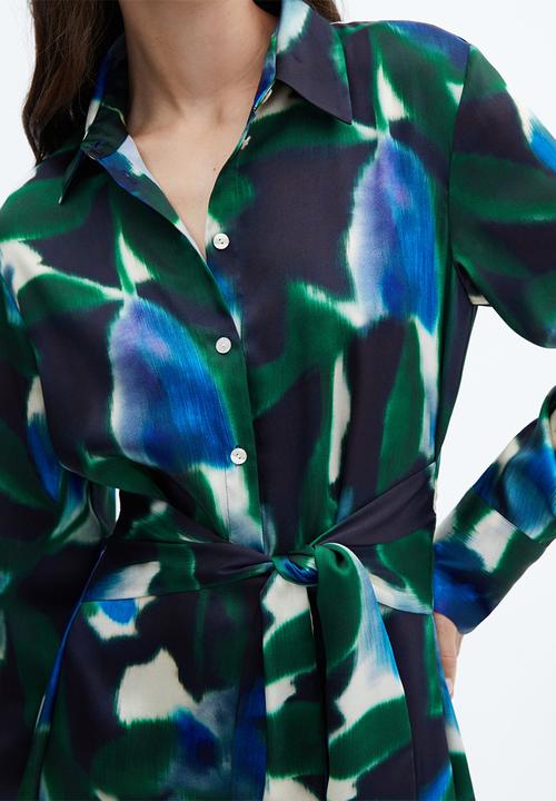 MANGO - Dress Guillem - Green