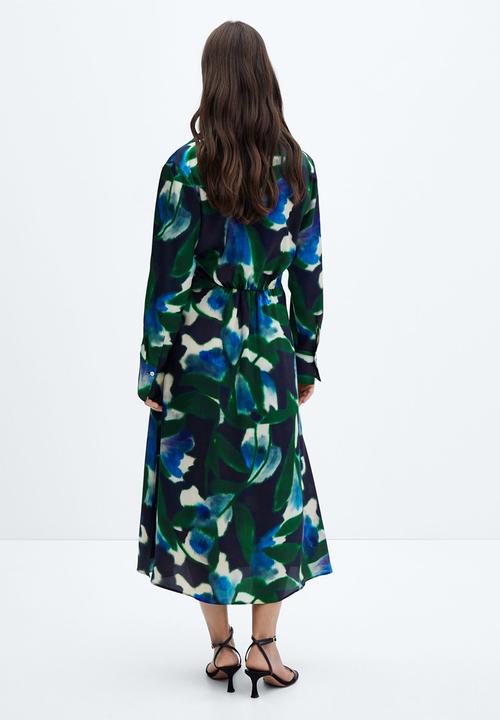 MANGO - Dress Guillem - Green