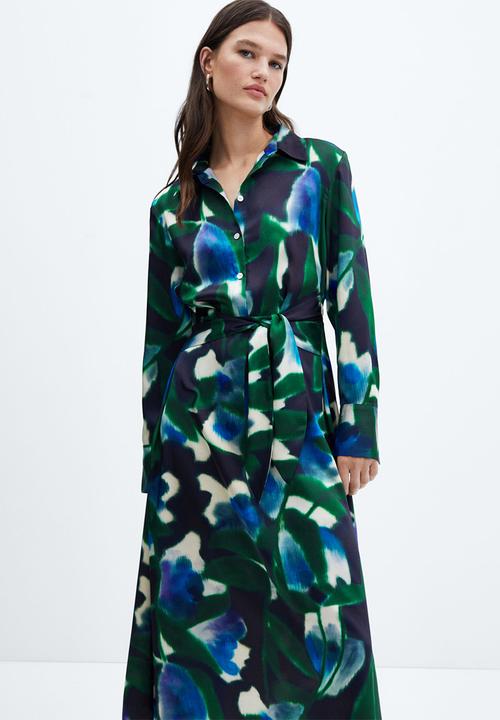 MANGO - Dress Guillem - Green