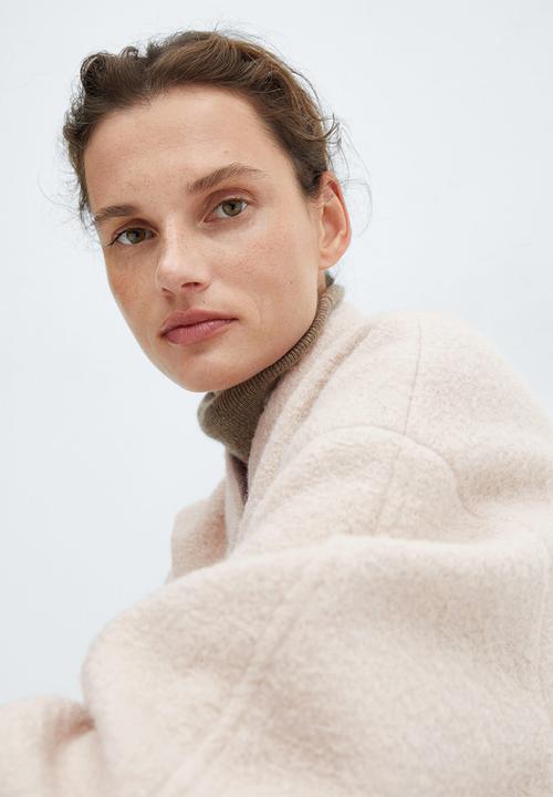 MANGO - Jacket Sugar - Light Beige